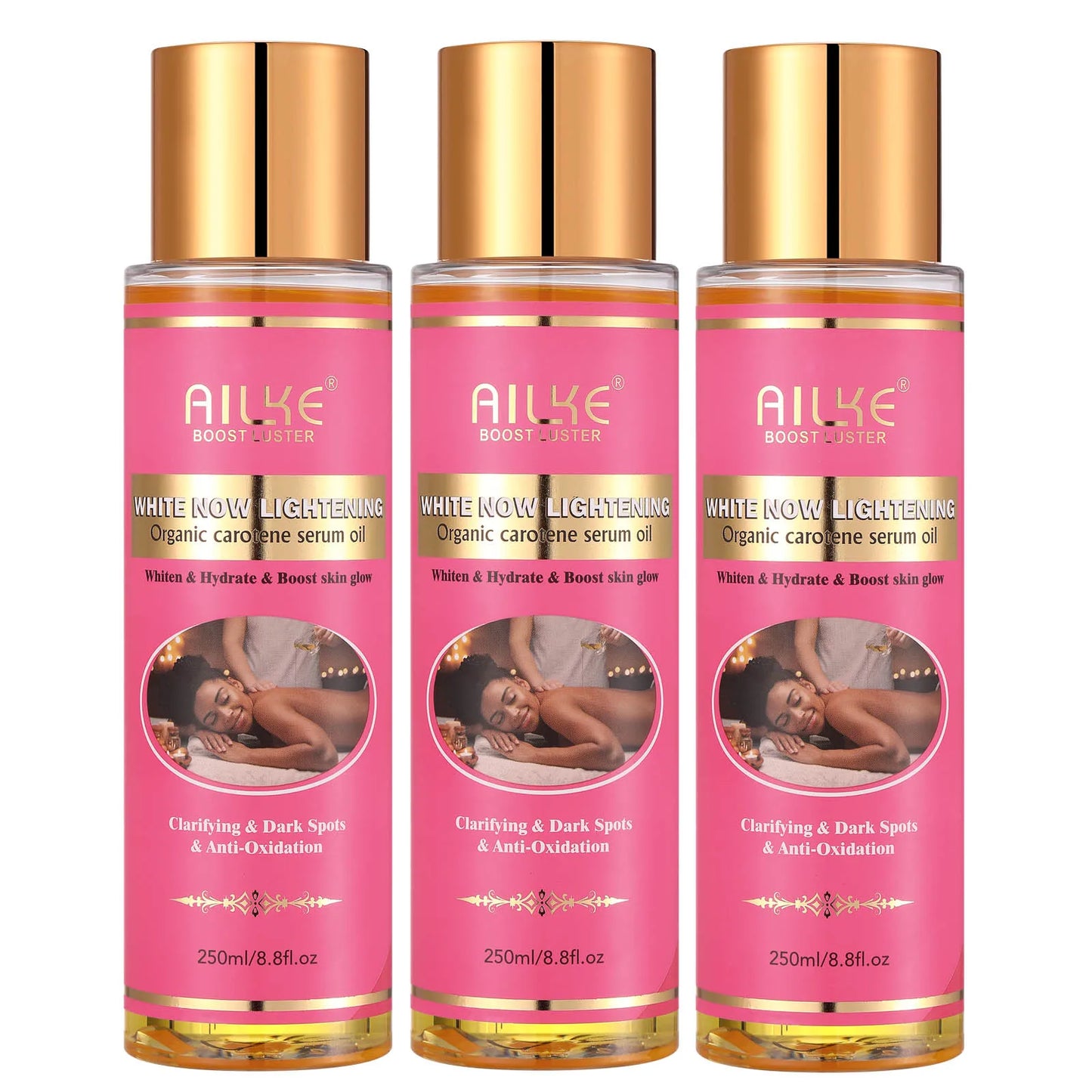 AILKE Organic Carotene Serum Brightening Body Oil Moisturizing