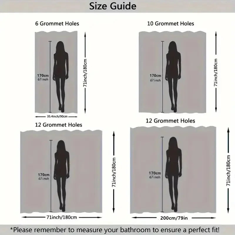 Craft of Weaving Tree Shower Curtain Waterproof With Hooks