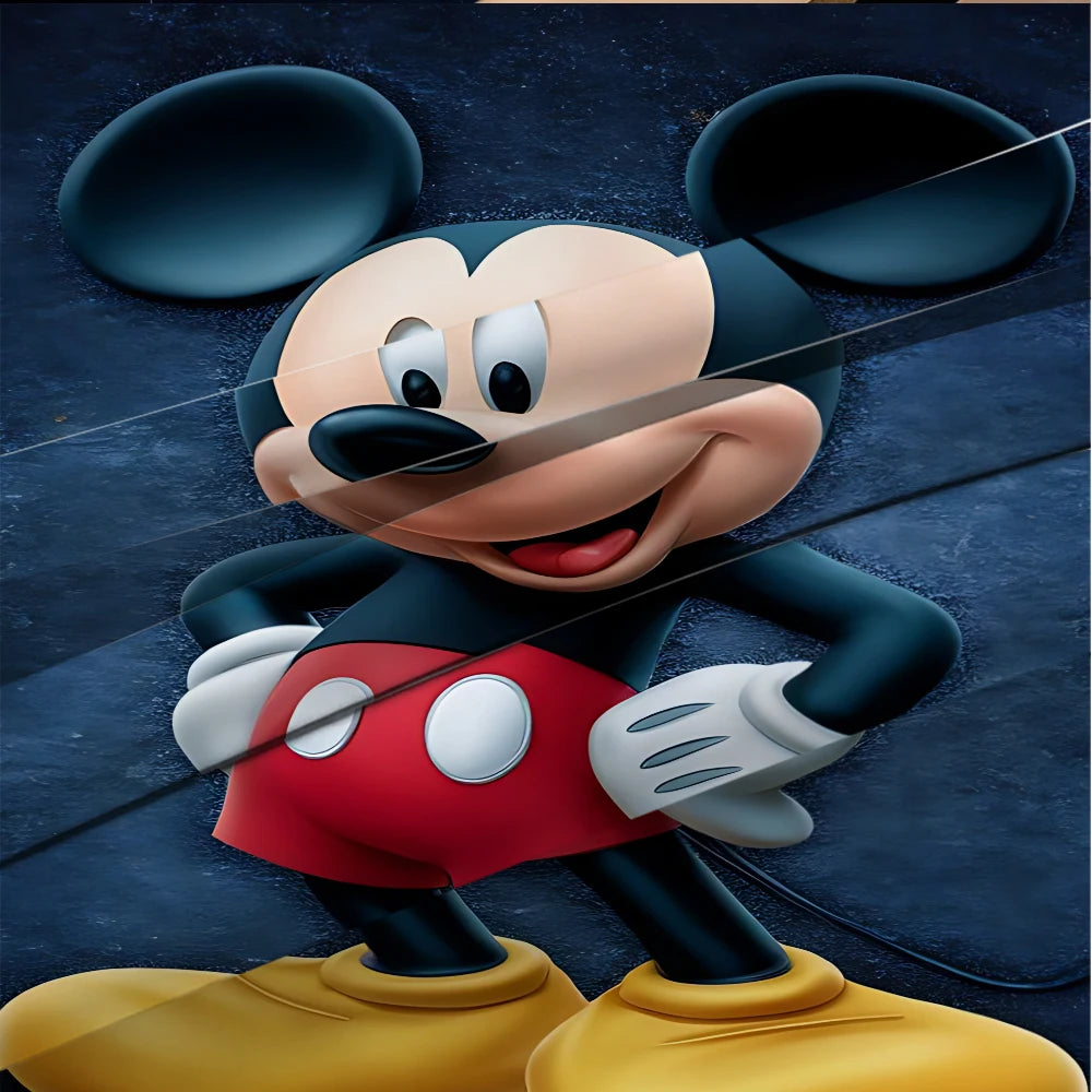 Minisocn Disney Mickey Mouse Velvet Stretch Bed Sheets