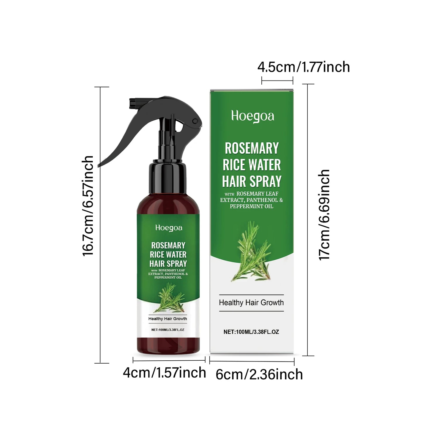Hoegoa Rosemary Hair Care Spray Promote Scalp Circulation