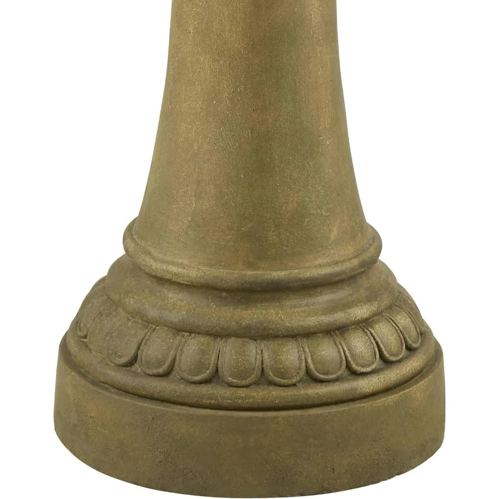 Lamps Plus Sag Harbor Outdoor Sand Stone Floor Fountain With LED Light