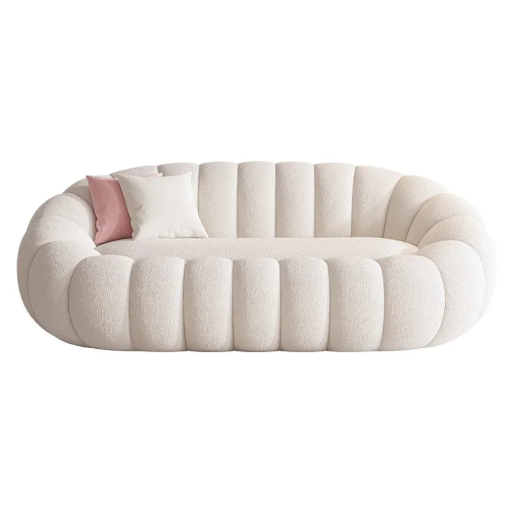OEMGCN Cloud Sofa Plush Pumpkin L Shaped Modern Living Room