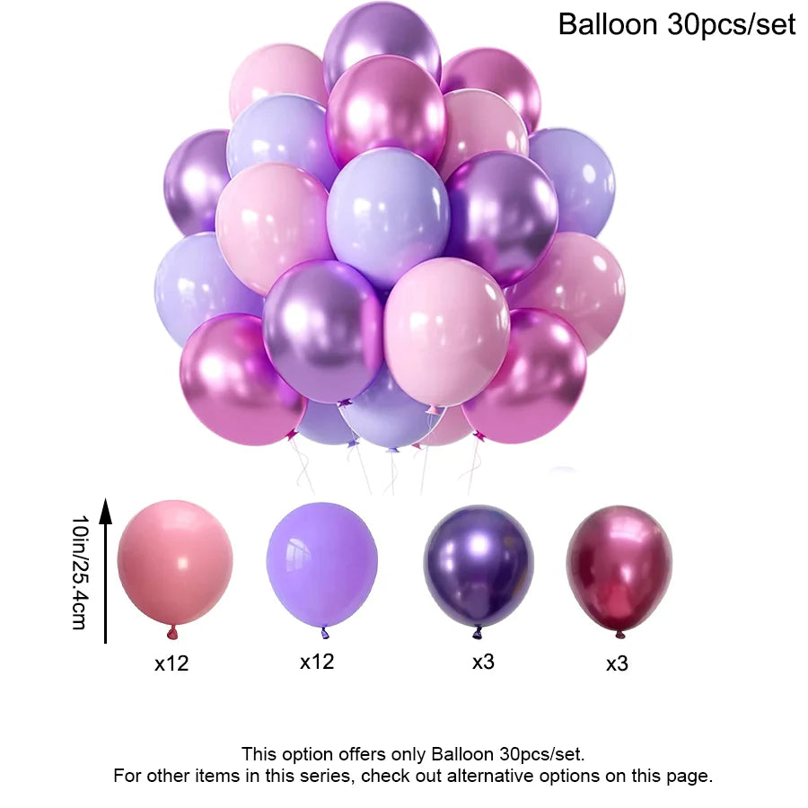 Birthday Party Decorations Set With Happy Birthday Banner And Pompoms