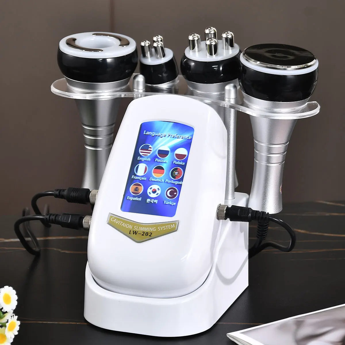 amilibeauty 4 In 1 Cavitation Body Slimming Machine Facial Massager