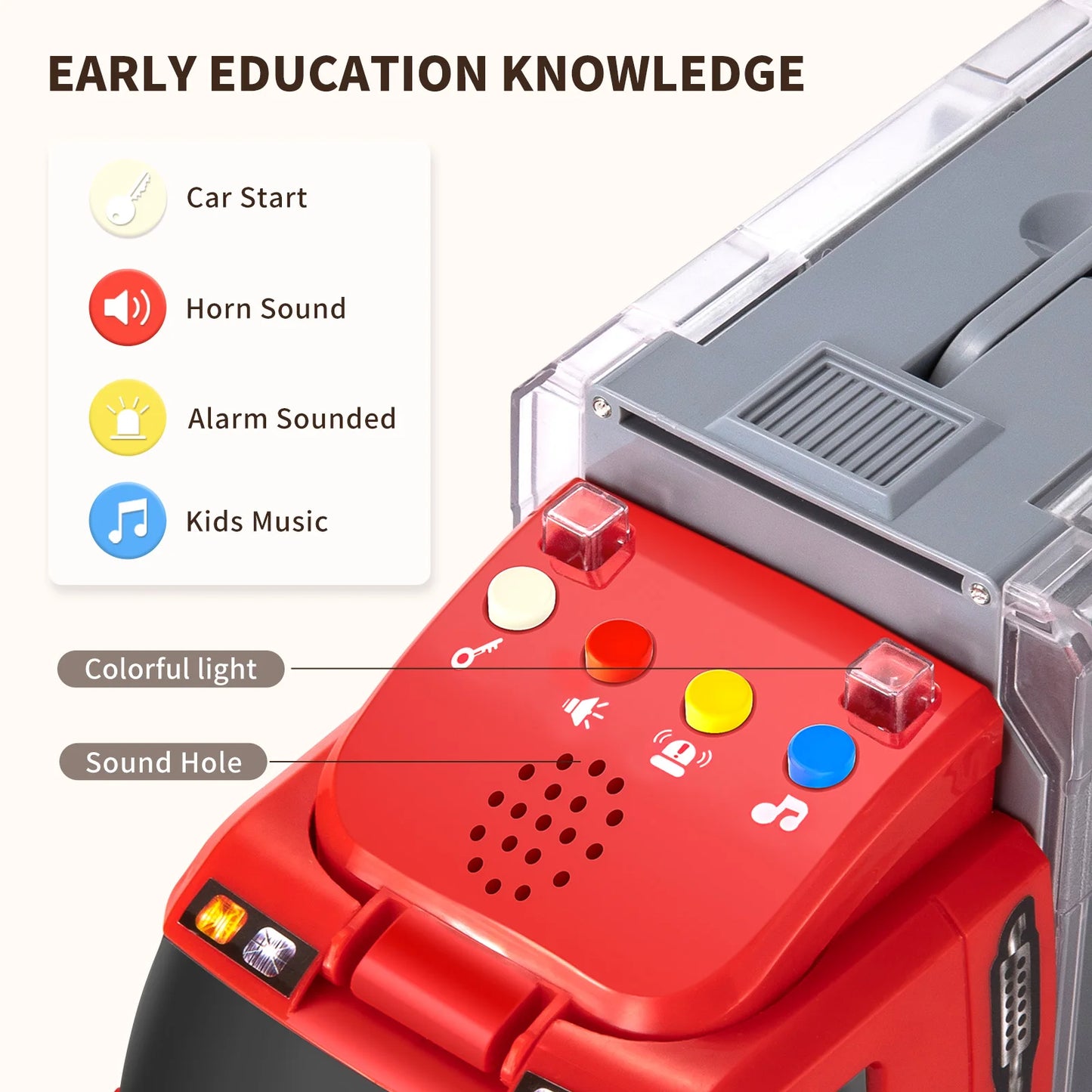 CE Kids Transport Truck Fire Cars Play Mat Toy Set