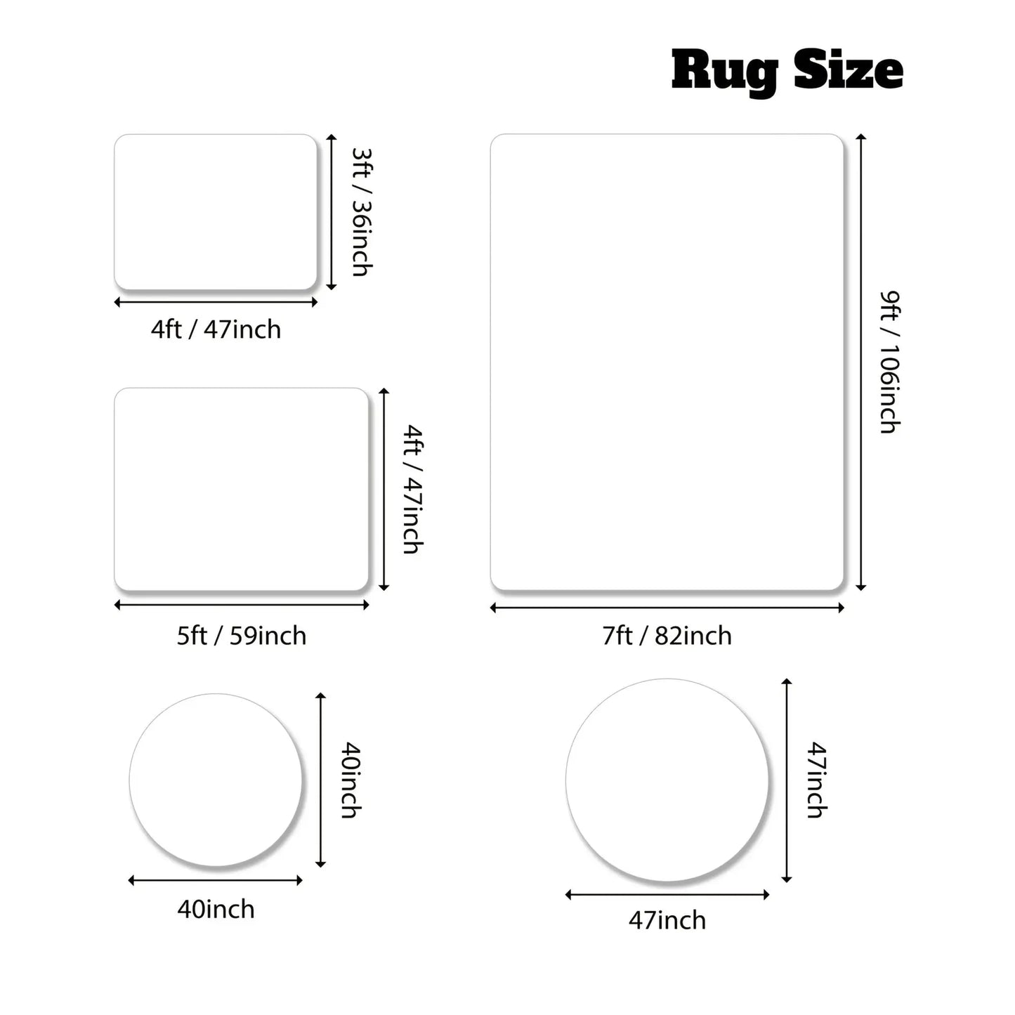 NONEDesign Aubusson Floral Polyester Living Room Rug