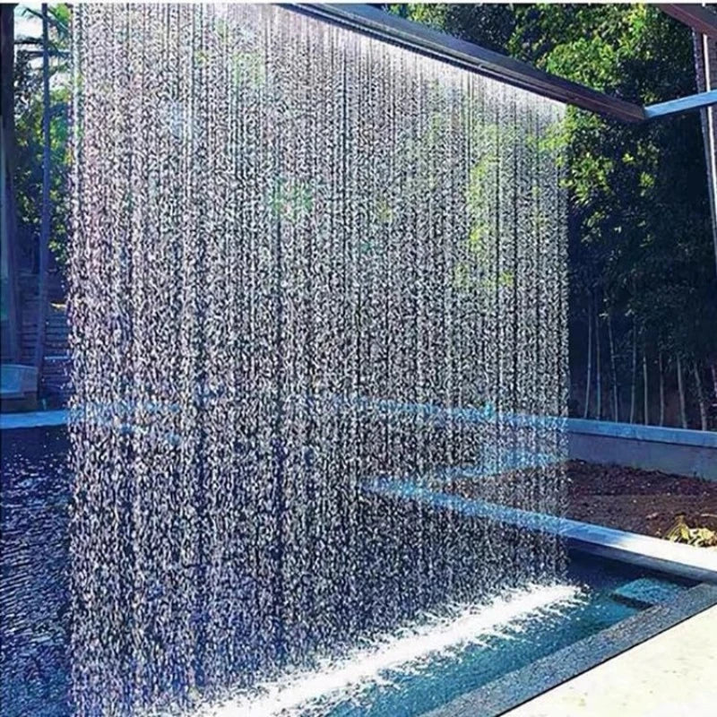 304 Stainless Steel Water Curtain For Outdoor Landscape Fountain