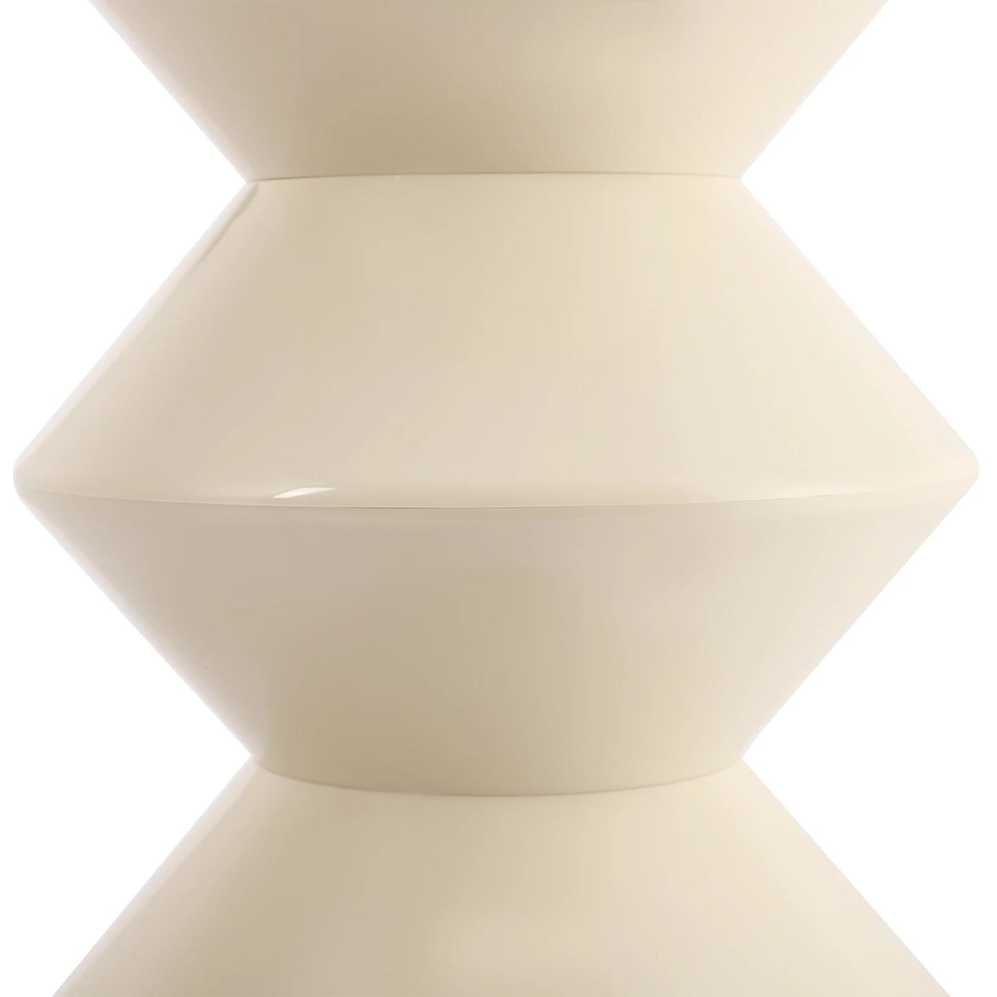 3-Tier Plastic End Table With Storage Shelf