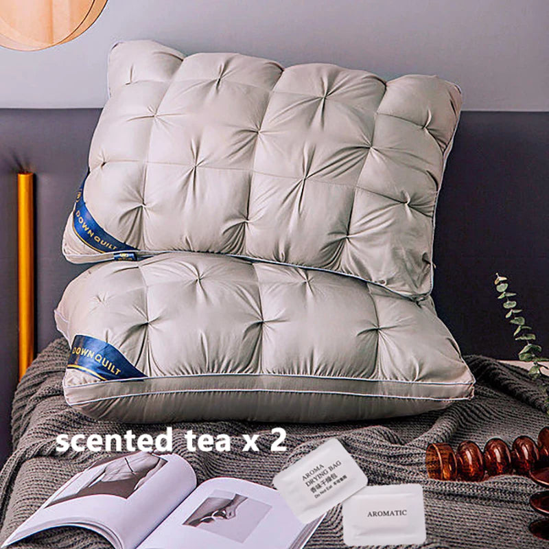 NONECN 2 Piece Sleep Pillow Set Soft Support Bed Pillows