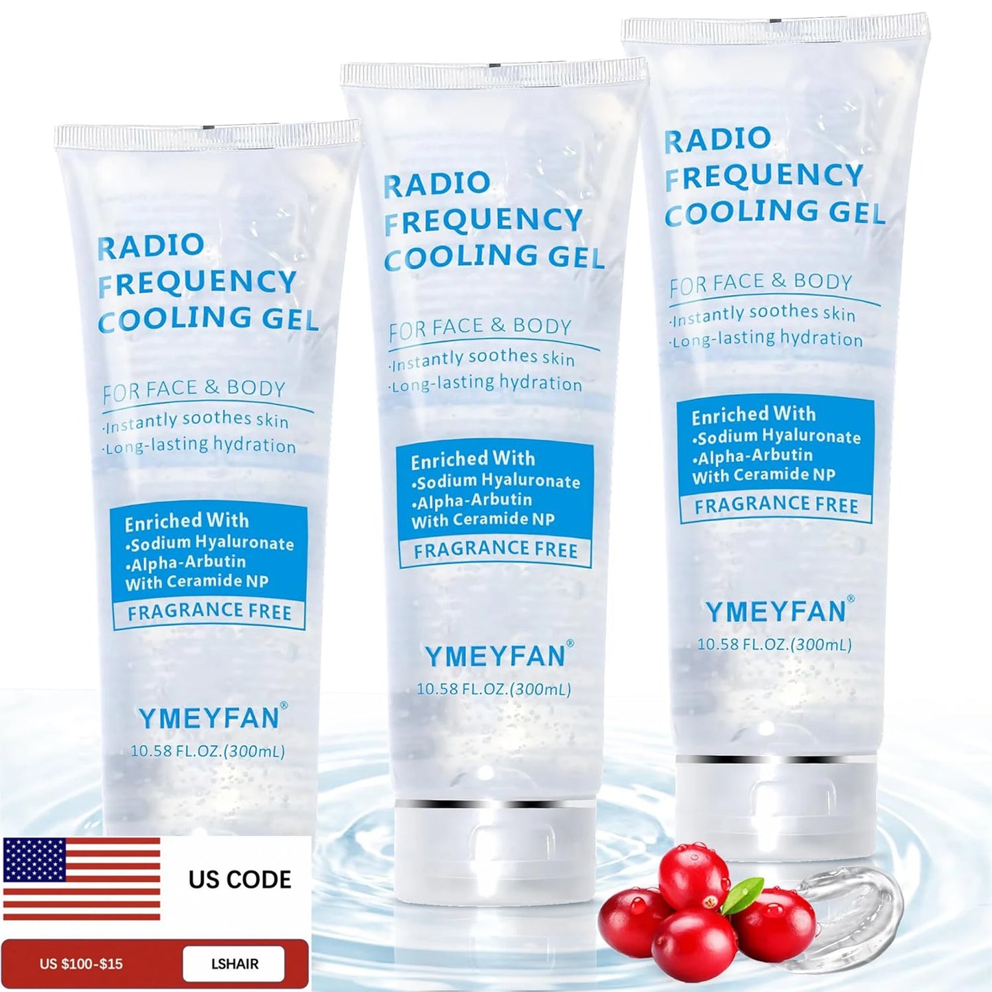 YMEYFAN Hyaluronic Acid Cooling Gel For IPL Laser Hair Removal