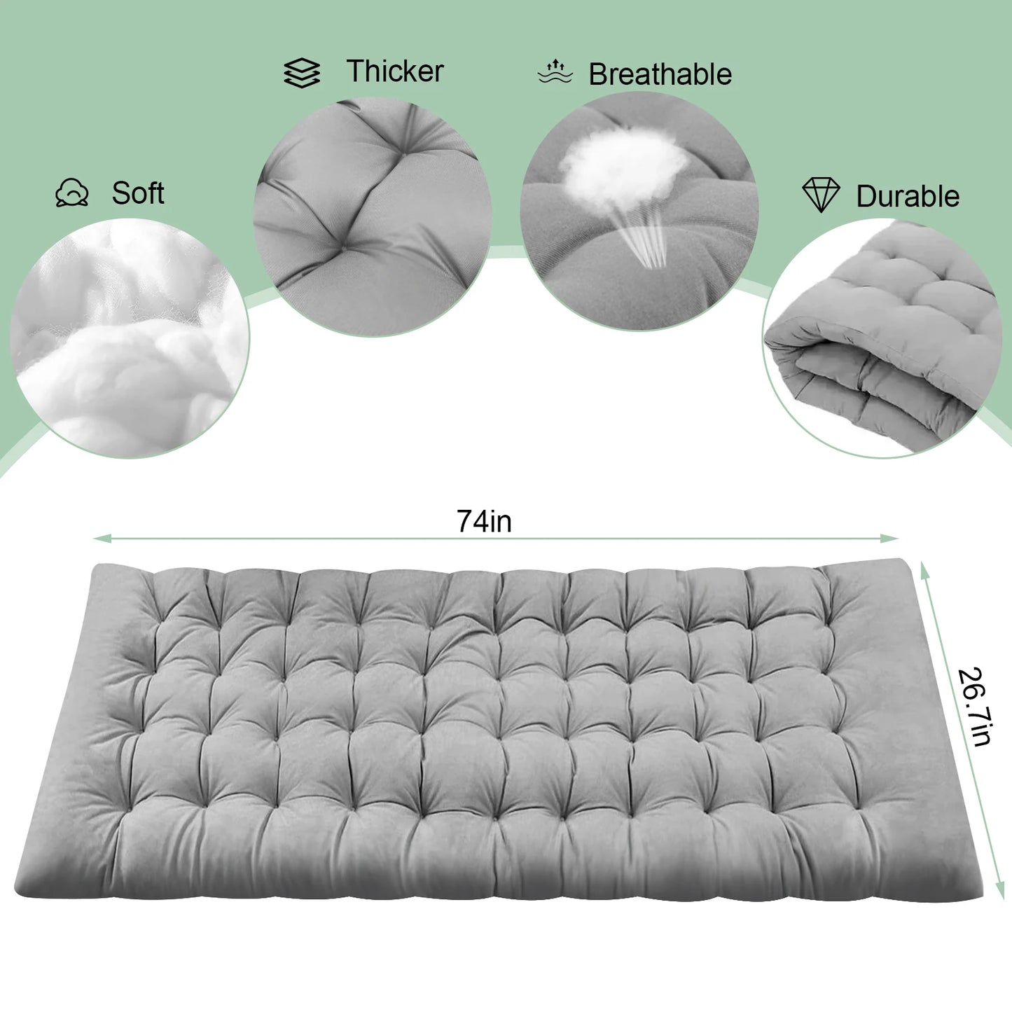 Portable Folding Camping Cot With Adjustable Reclining Lounge Chair